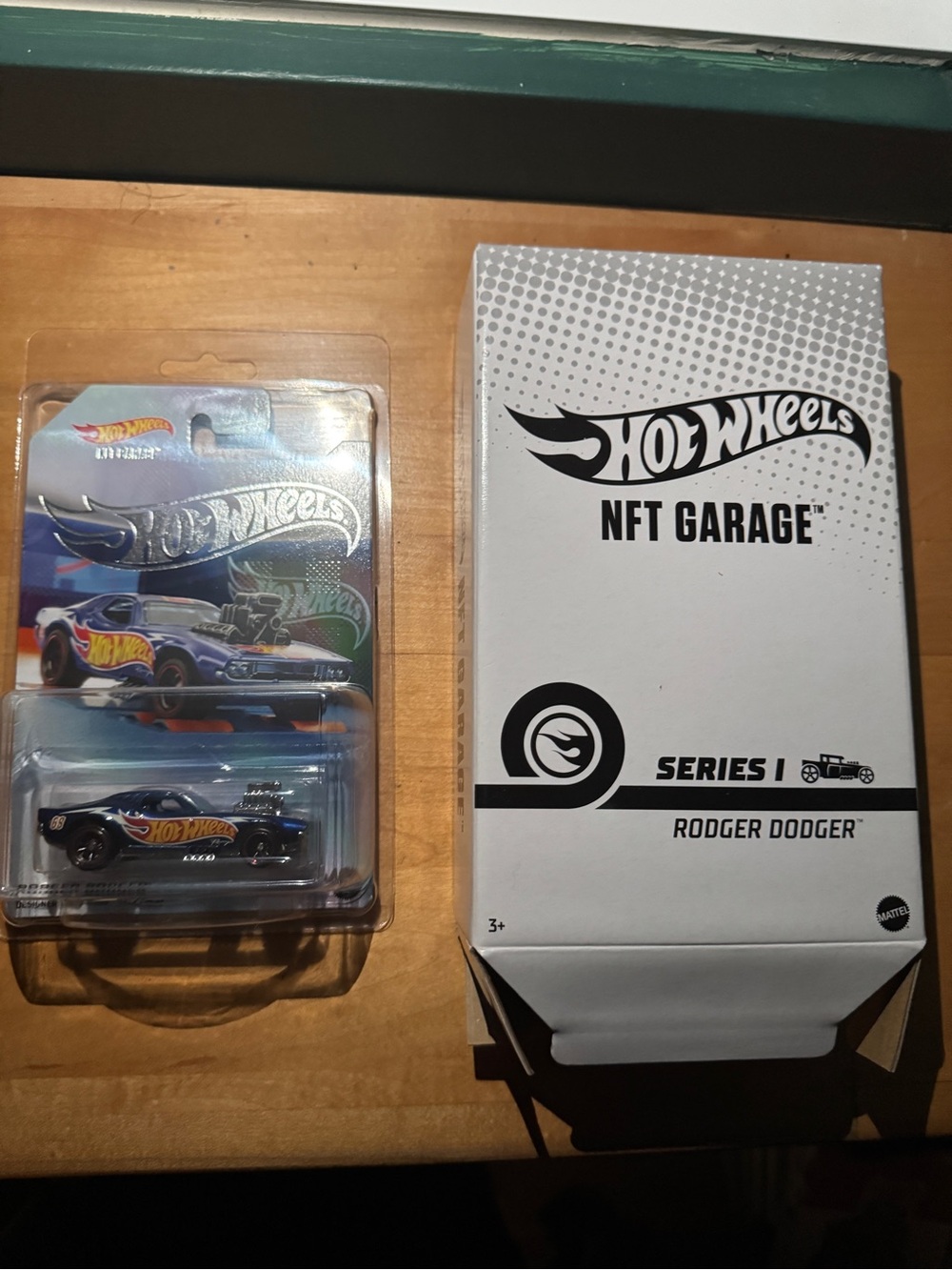 Hot Wheels NFT Virtual Garage Series 1 RODGER DODGER New W/ Outer Box 707 pcs.